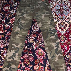 Camouflage Skinny Cargo Pants